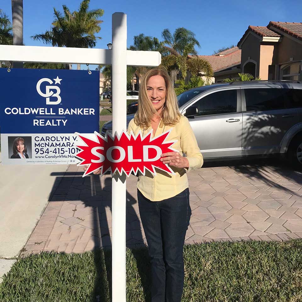 Carolyn McNamara represented us with buying and selling our properties in Boca Raton, Florida and Parkland, Florida and Deerfield Beach, Florida. Our recent sale was in a 55-and-over community with several competing properties for sale. Ours was one of the first to sell thanks to Carolyn's stellar efforts. Although we lived in Florida for over 30 years, this time we were out-of-state sellers. Carolyn took care of EVERYTHING for us and it was such a peace of mind to have Carolyn represent us. Everyone we have referred Carolyn to has the same opinion and experience. She's awesome! She loves what she does! She's knowledgeable and a true professional! She works very hard for you and always has your best interest at heart!